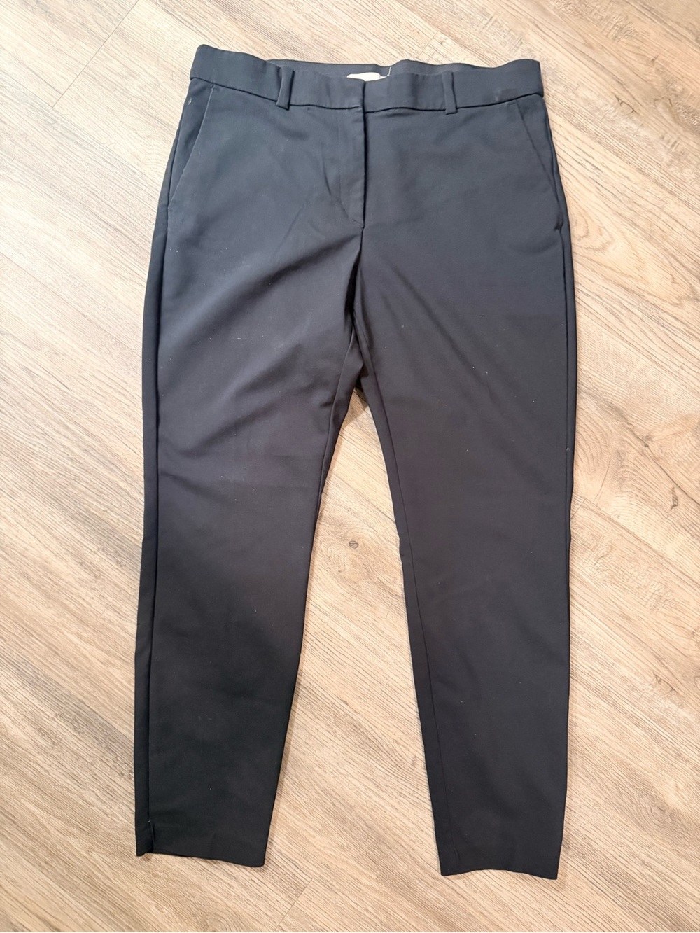 H&M Black Stretch Ponte Ankle Pants